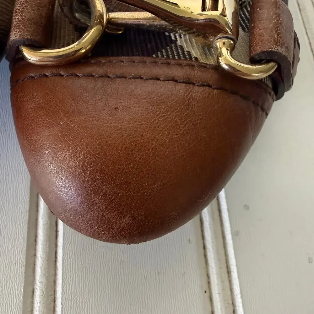 Burberry Heritage House Check Shipley Ballet size 39 size 8.5